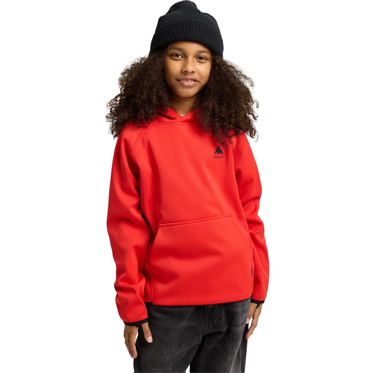 Burton Crown Weatherproof Pullover Fleece - Boys' Flame Scarlet, XL