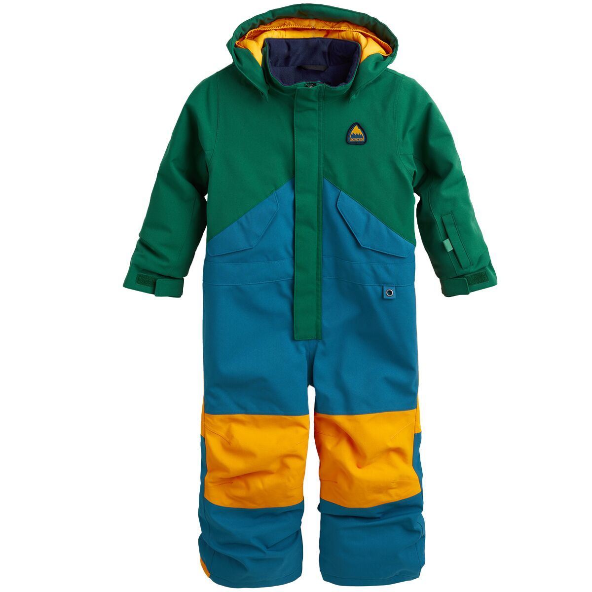 Burton One-Piece Snow Suit - Toddler Boys' Fir Green/Celestial Blue, 18M