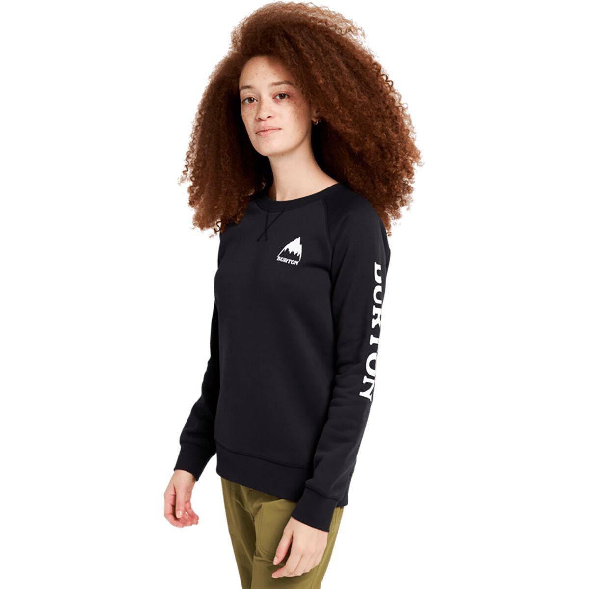 Image of Burton Elite Crew Top - Women's True Black, XS