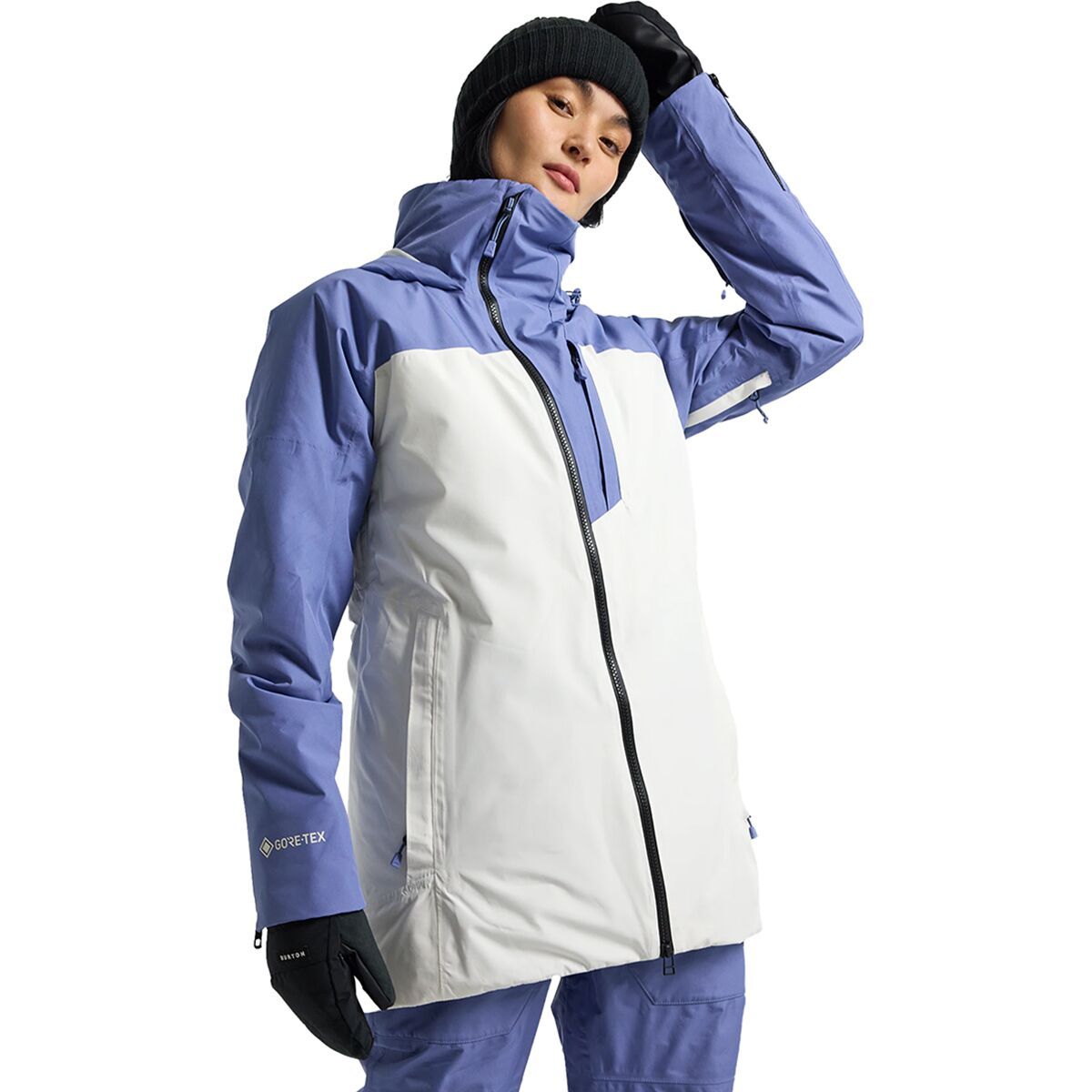 Burton Pillowline GORE-TEX Jacket - Women's Slate Blue/Stout White, XXL