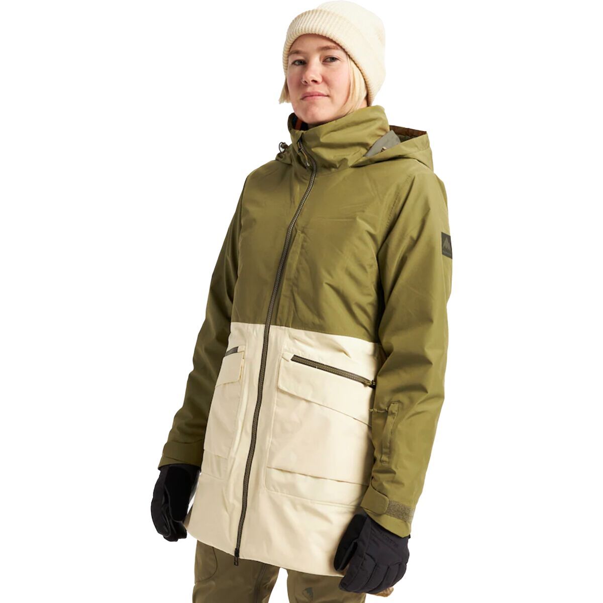 Burton Treeline GORE-TEX Jacket - Women's Martini Olive/Creme Brulee