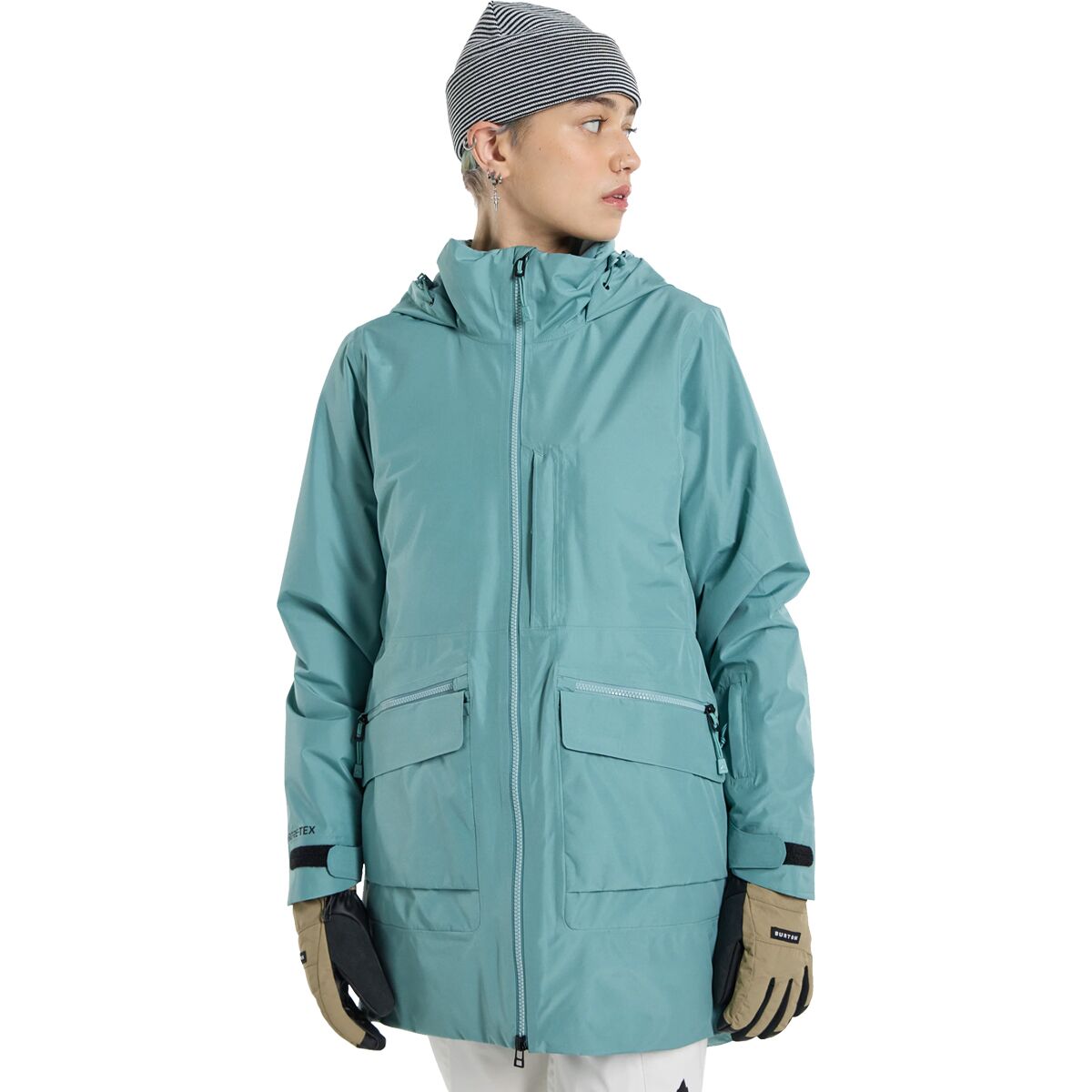 Image of Burton Treeline GORE-TEX Jacket - Women's Rock Lichen, L