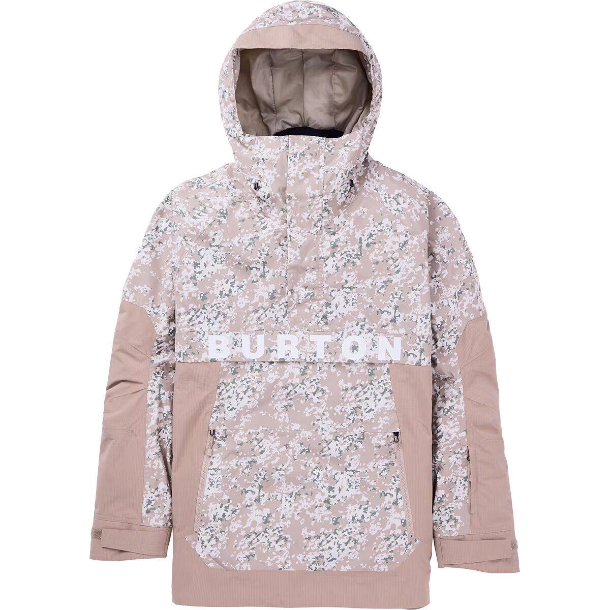 Burton Frostner Anorak Jacket - Men's Snowfall Camo/Summit Taupe, M
