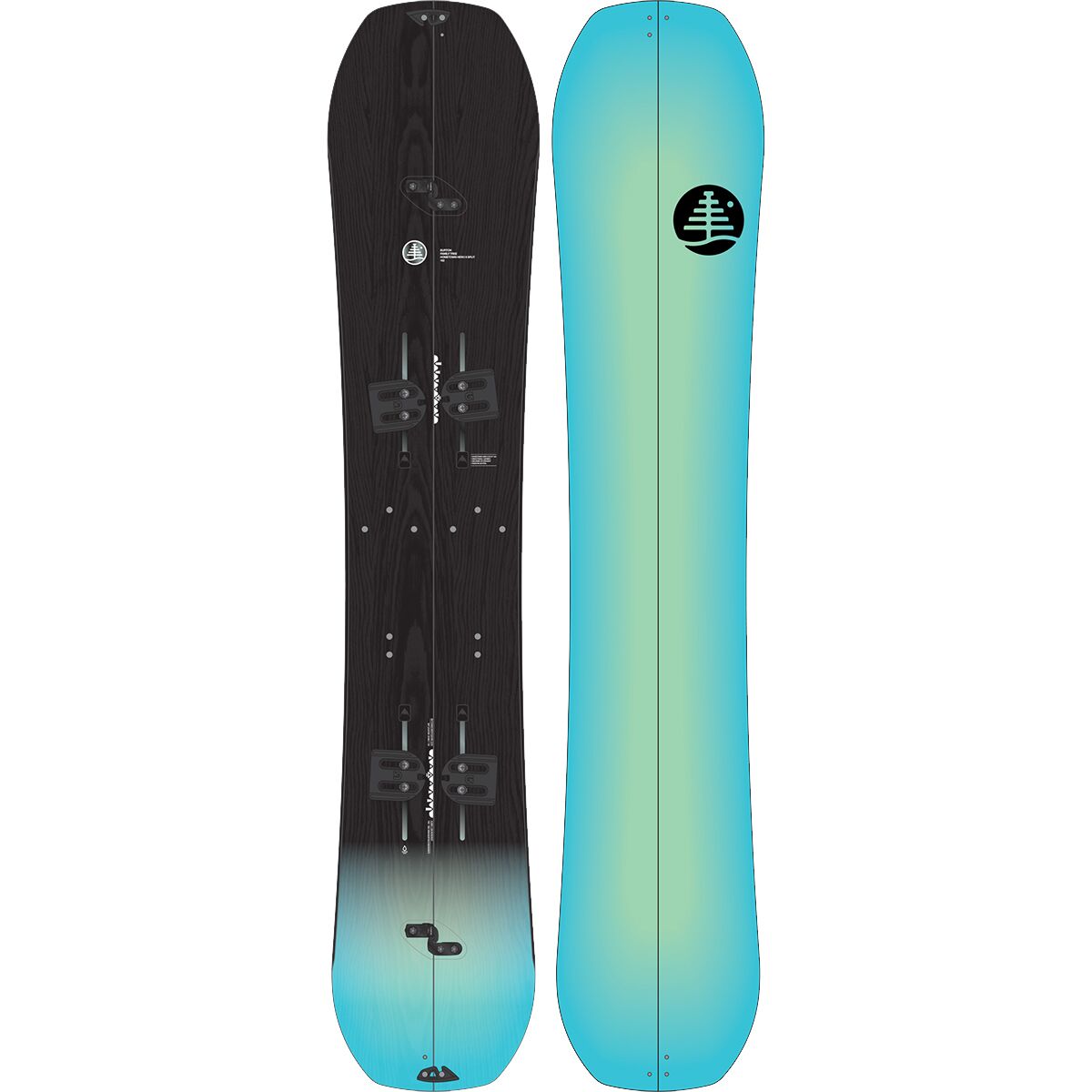 burton family tree hometown hero x camber splitboard snowboard 156W Fresh tracks and undiscovered zones are just a split Burton Family Tree Hometown Hero