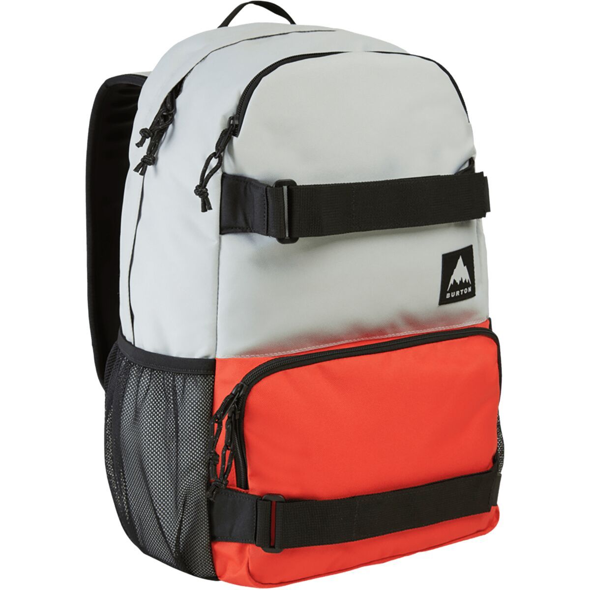 Burton Treble Yell 21L Backpack Gray Cloud/FIesta Red, One Size
