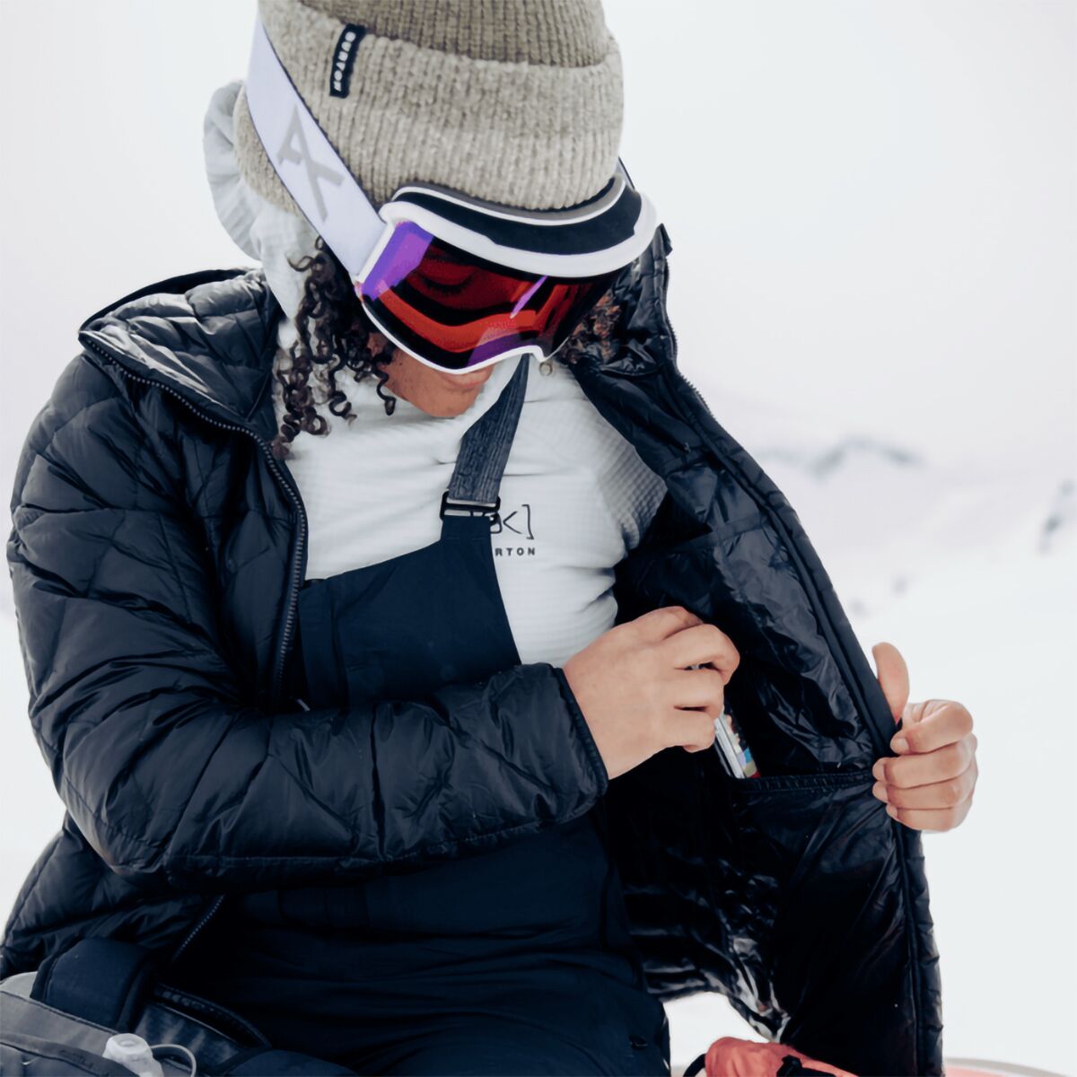 【BURTON】Women's Burton Mid-Heat Hooded Down Jacket Burton AK Baker Down Hooded Jacket - Women's - Clothing