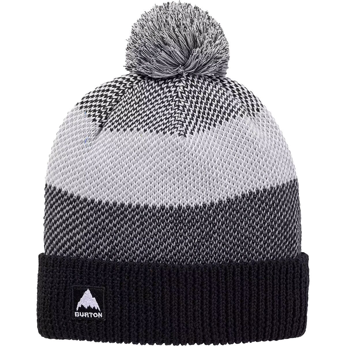 Image of Burton Fleece-Lined Pom Beanie - Kids' True Black, One Size