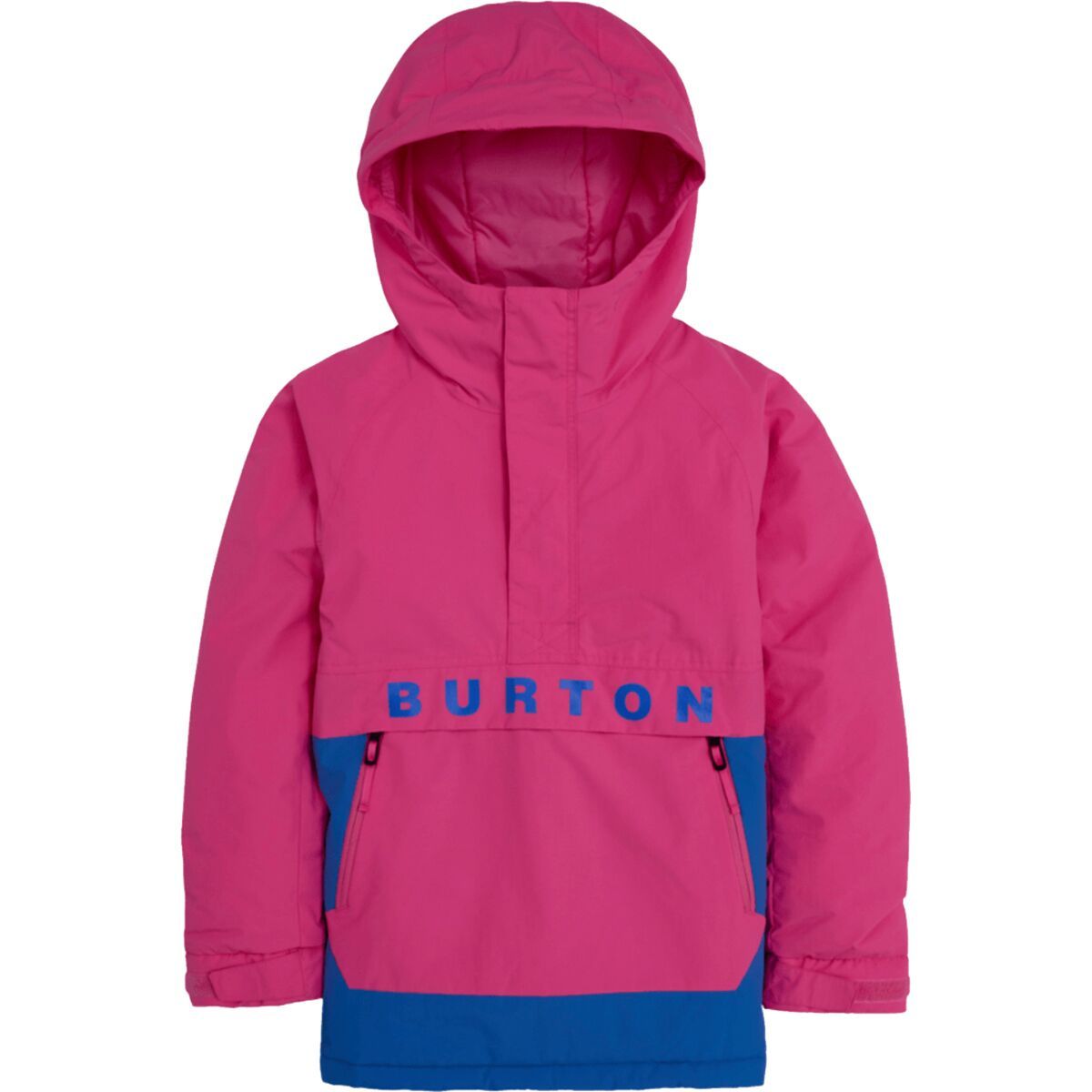 Burton Frostner Insulated Anorak Jacket - Boys' Fuchsia Fusion/Amparo Blue, L