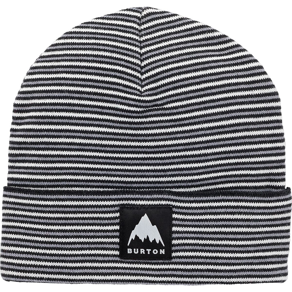 Burton Recycled Stripe Beanie - Kids' True Black/Sharkskin/Stout White, One Size