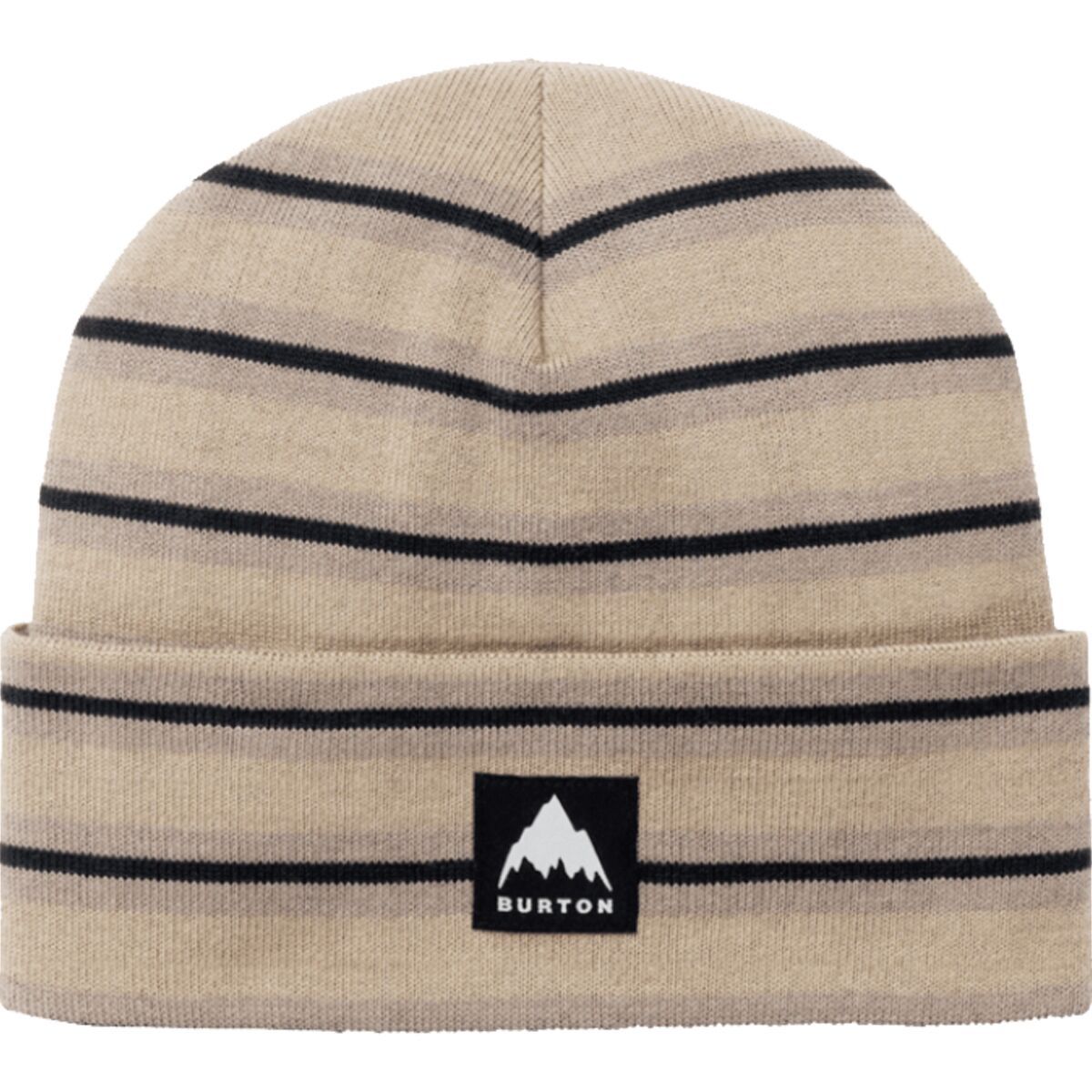 Image of Burton Recycled Kactusbunch Tall Beanie Summit Taupe Stripes, One Size