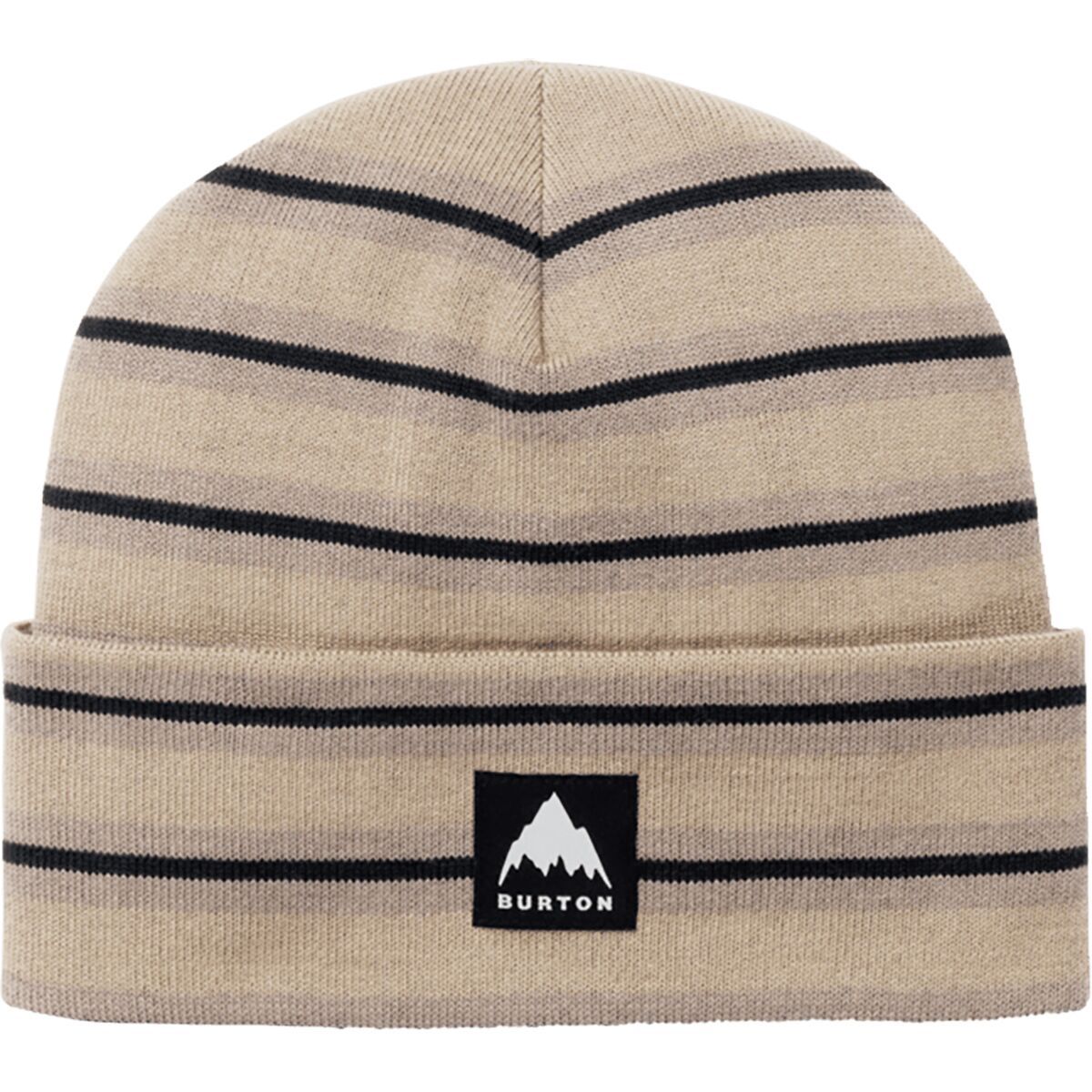 Image of Burton Recycled Kactusbunch Tall Beanie Summit Taupe Stripes, One Size