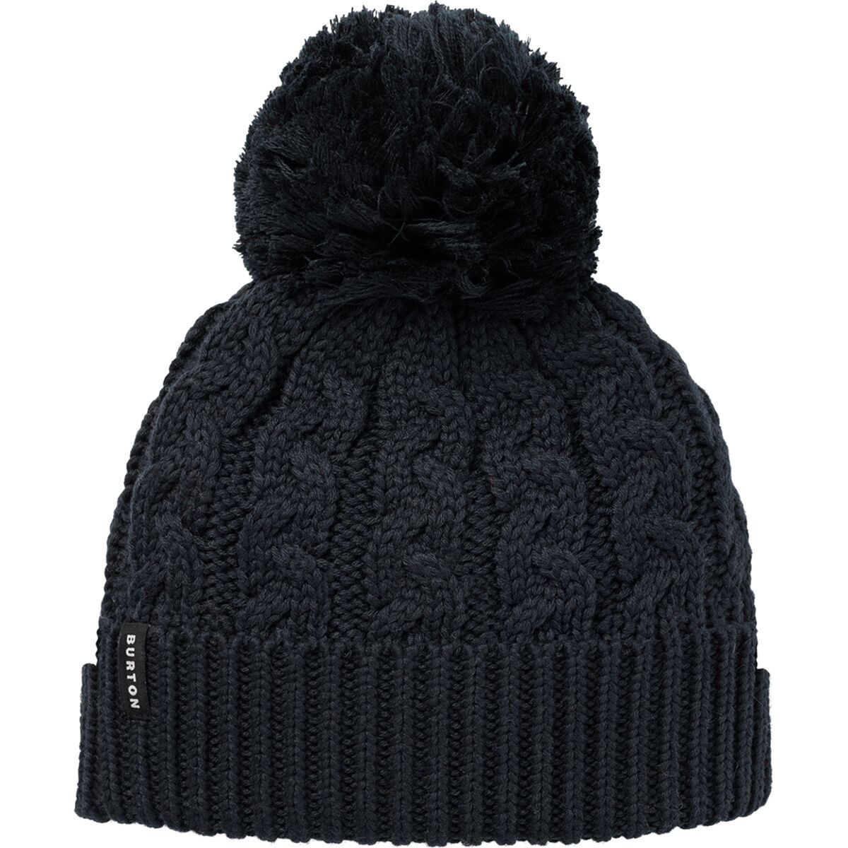 Image of Burton Zippy Fleece Lined Beanie - Women's True Black, One Size