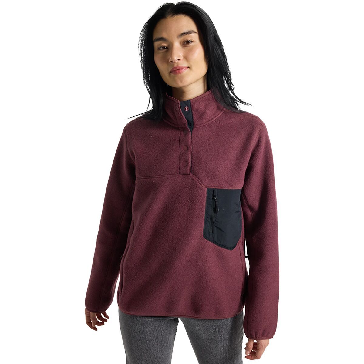 Burton Cinder Fleece Pullover - Women's Almandine, M