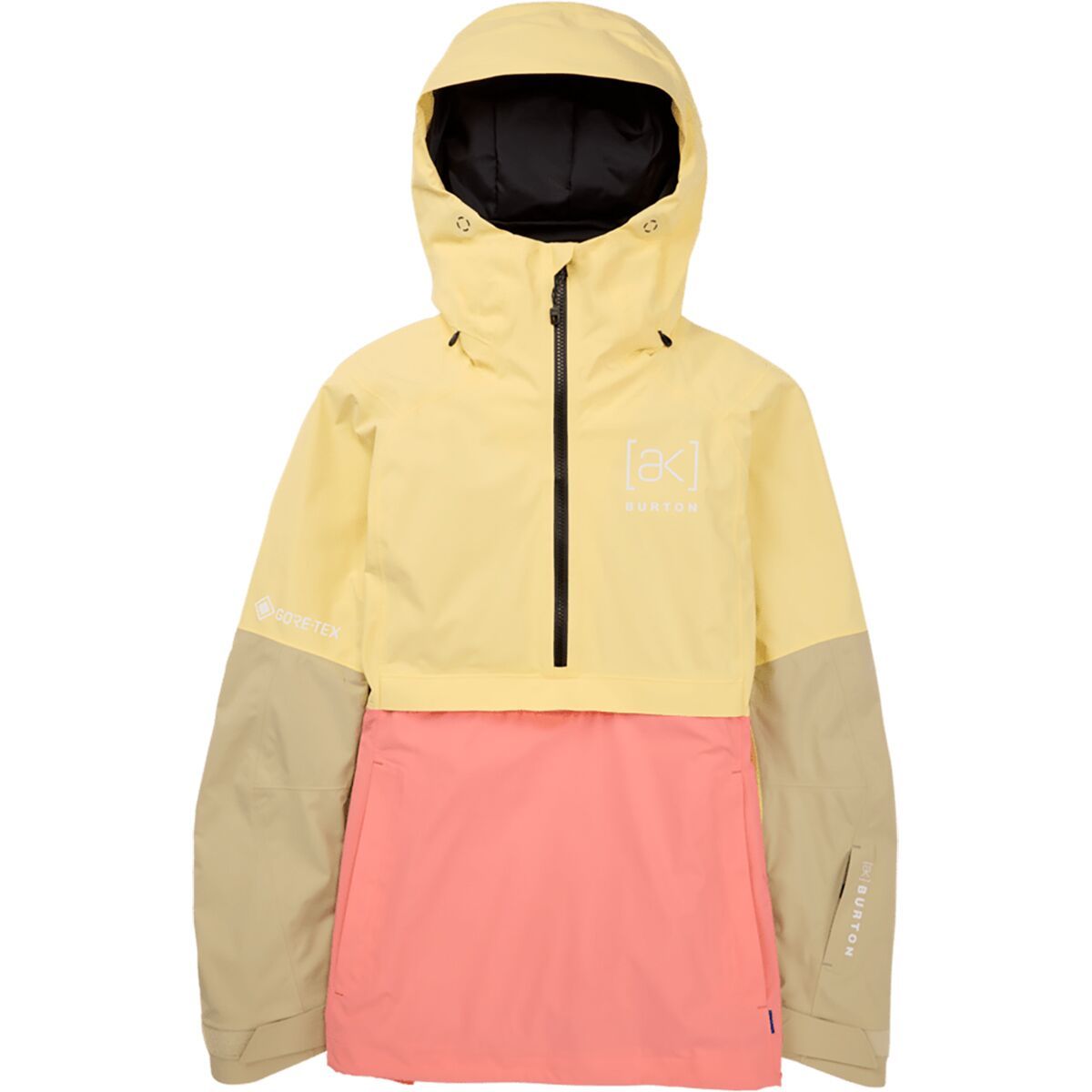 Burton Kimmy GORE-TEX 2L Anorak Jacket - Women's Buttermilk/Reef Pink/Mushroom, XS