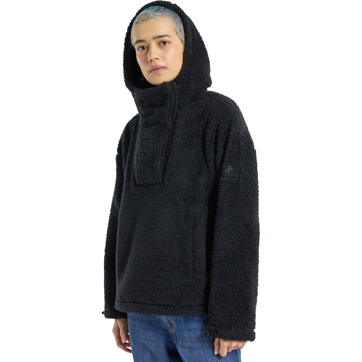 Burton Lemma Fleece Pullover - Women's True Black, XL