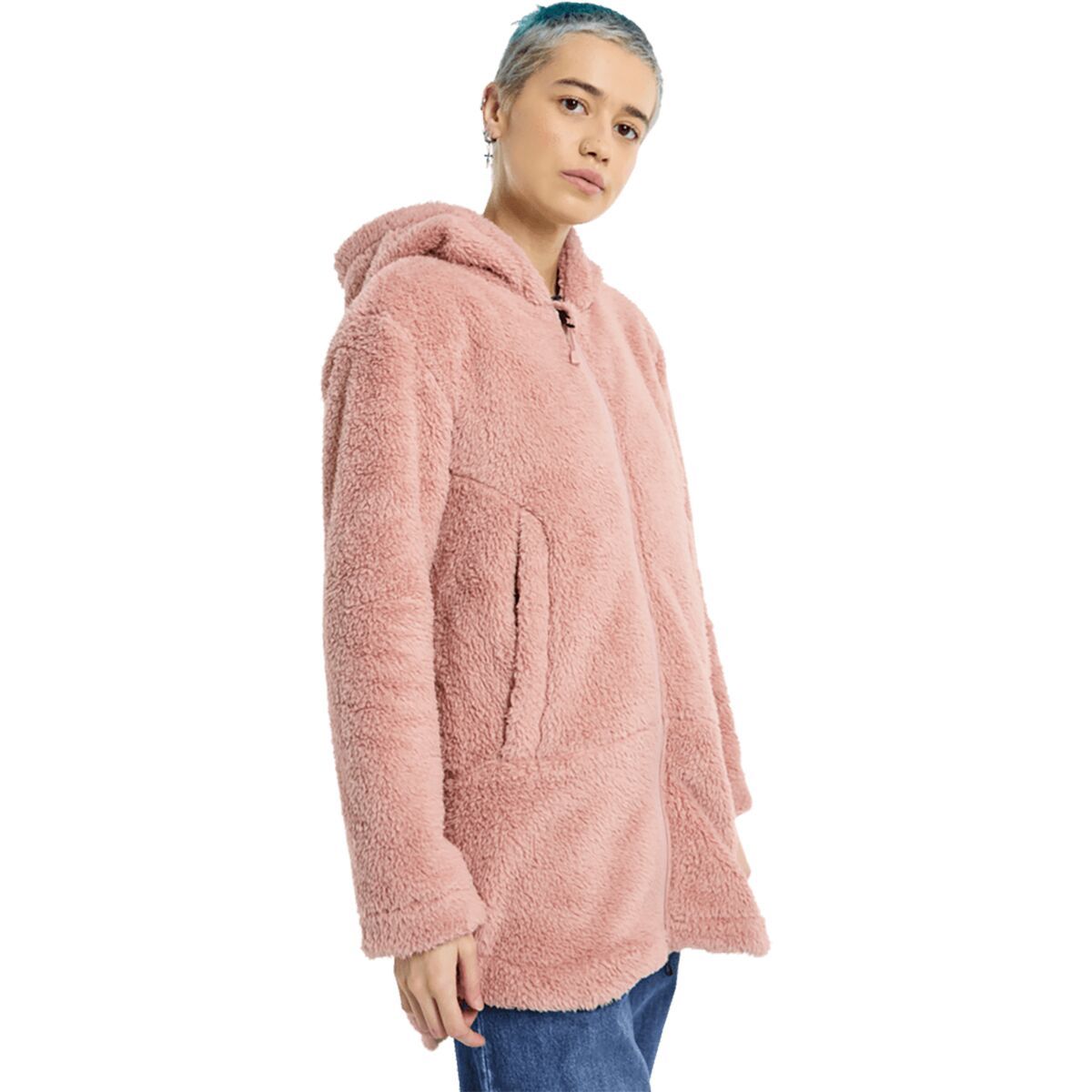 Burton Minxy Hi-Loft Fleece Full-Zip - Women's Powder Blush, S