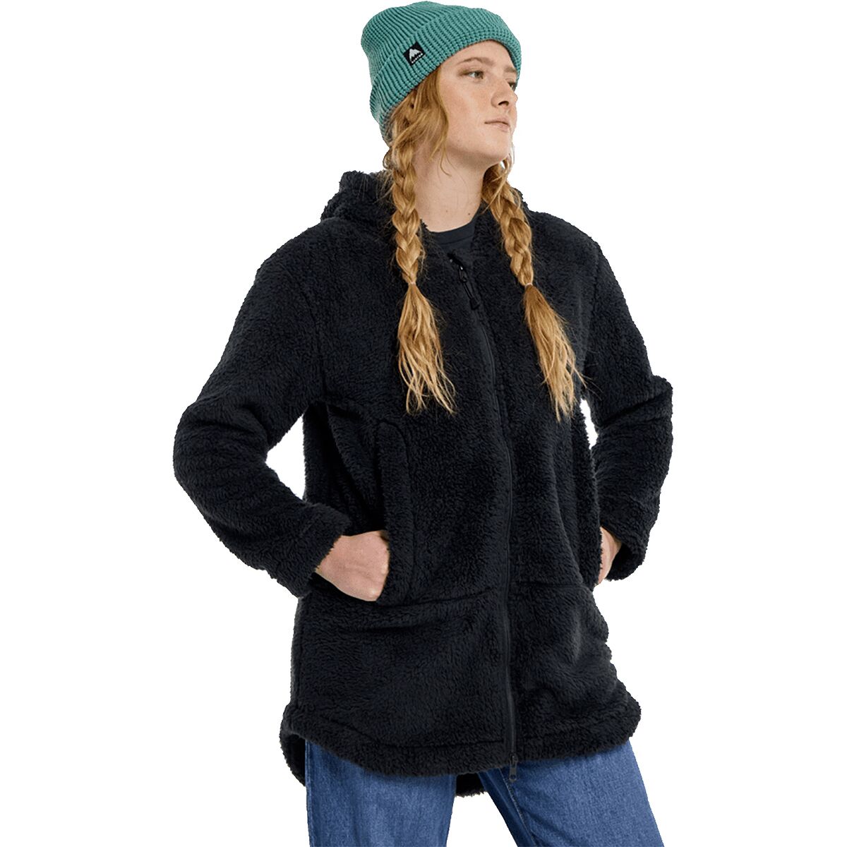 Image of Burton Minxy Hi-Loft Fleece Full-Zip - Women's True Black, M