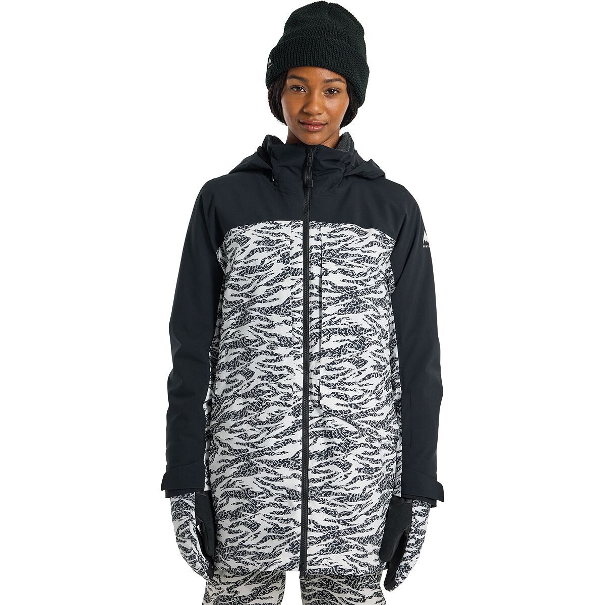 Image of Burton Prowess 2.0 Jacket - Women's True Black/Zebra Camo, S