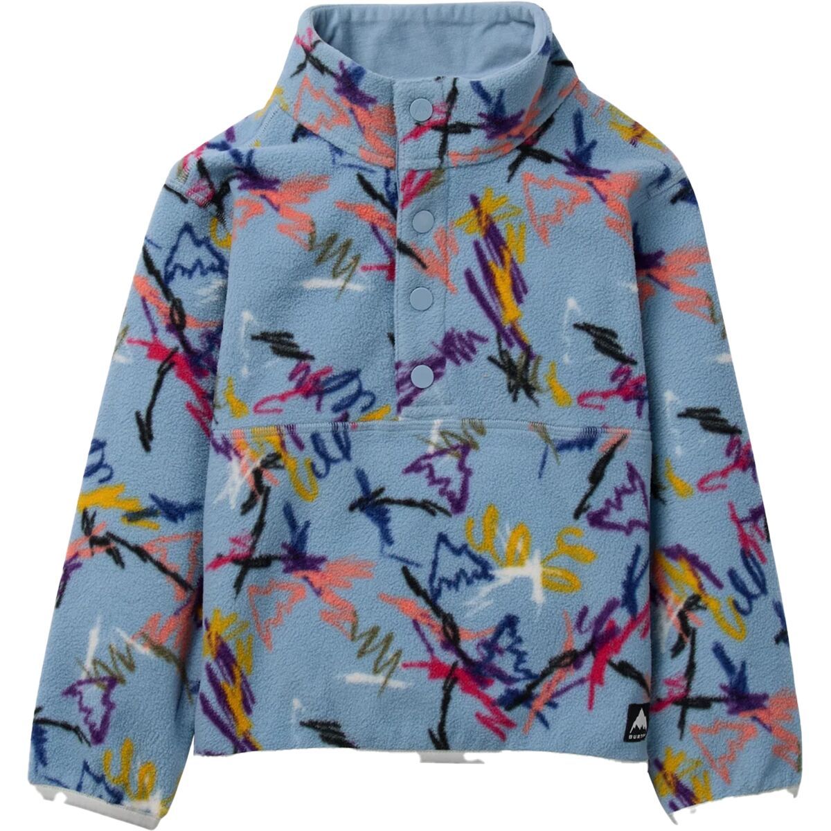 Image of Burton Cinder Fleece Anorak - Toddlers' Scribble, 4T