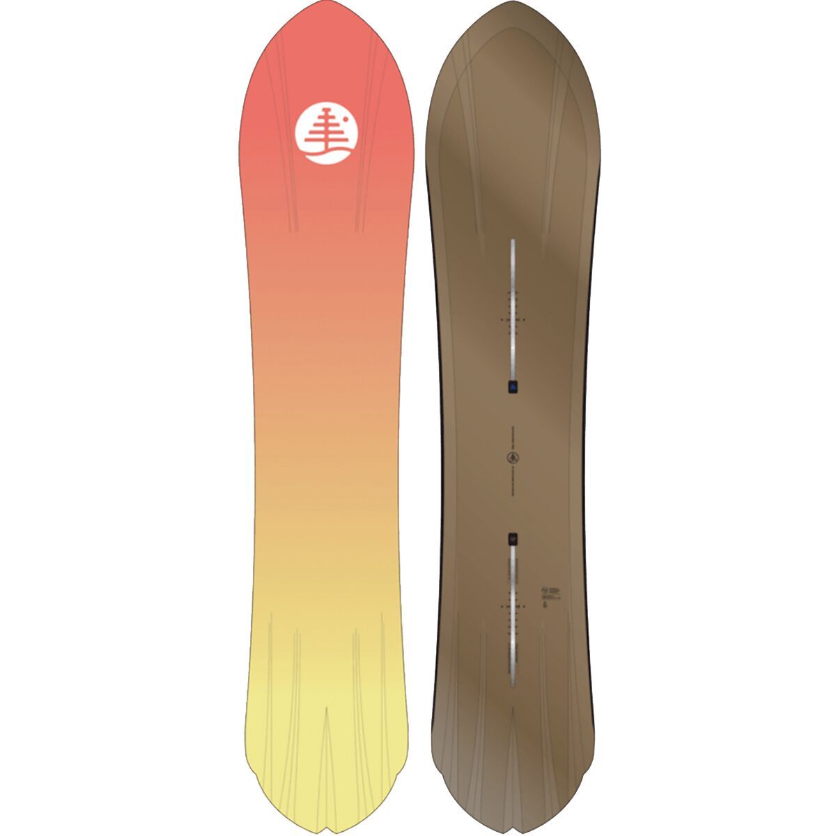 スノーボード burton deep daze 3D 149 Burton Family Tree 3D Deep Daze Snowboard - 2024 - Snowboard
