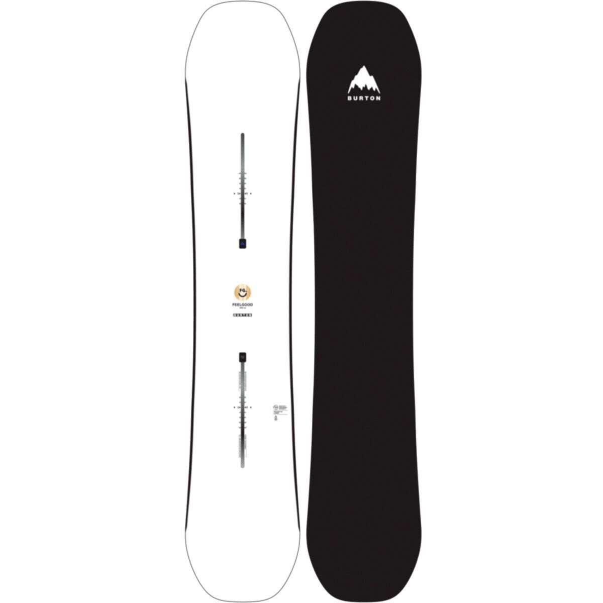 Burton Feelgood Camber Snowboard - 2024 - Women's White/Black, 152cm