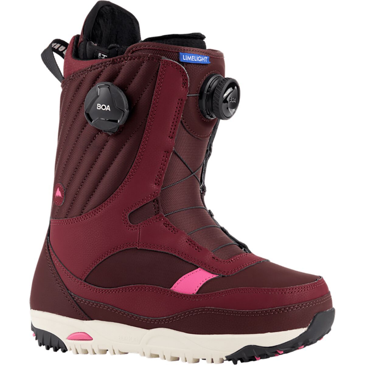 Burton Limelight BOA Snowboard Boot - 2024 - Women's Almandine/Stout White, 4.0