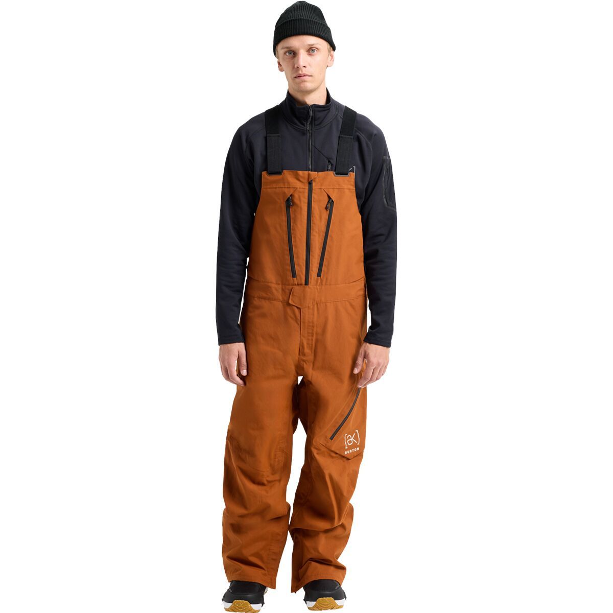 Image of Burton Cyclic GORE-TEX Bib Pant - Men's Chestnut Brown, S/Reg