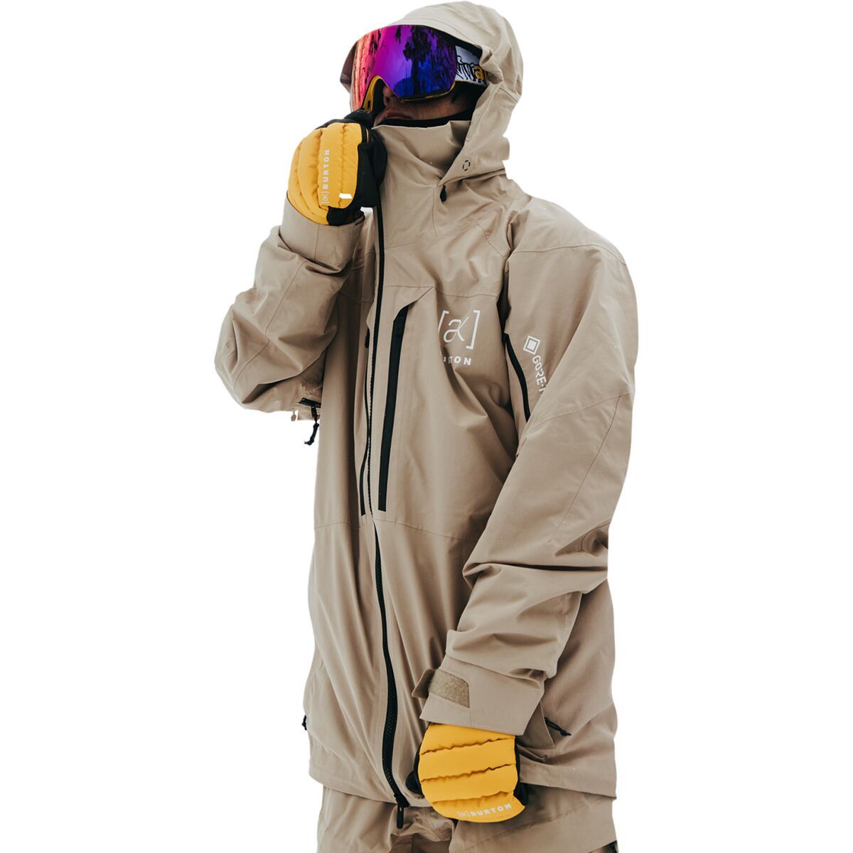 Image of Burton Swash GORE-TEX Jacket - Men's Summit Taupe, XL