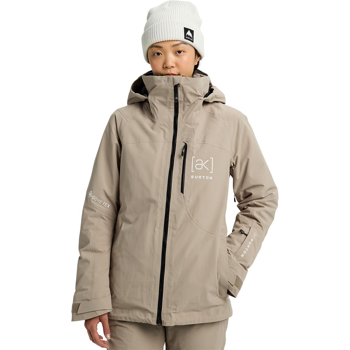 Image of Burton AK Embark GORE-TEX Jacket - Women's Summit Taupe, XS