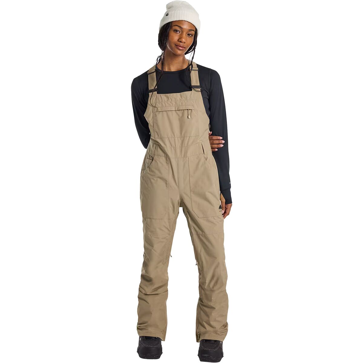 Image of Burton GORE-TEX Avalon Bib Pant - Women's Summit Taupe, S