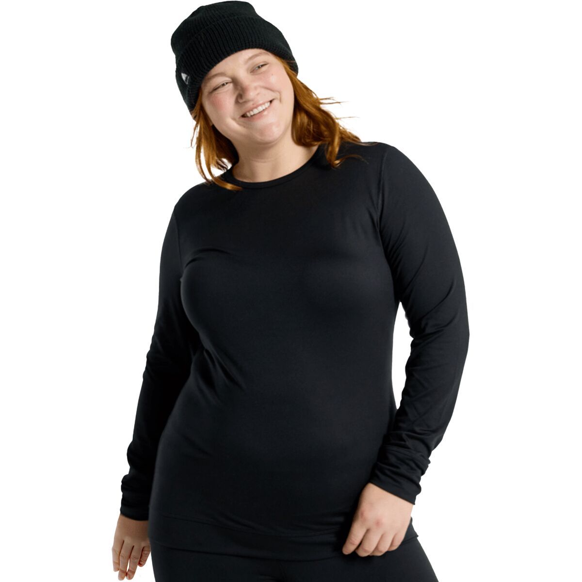 Image of Burton Midweight Crew Baselayer - Women's True Black, XS