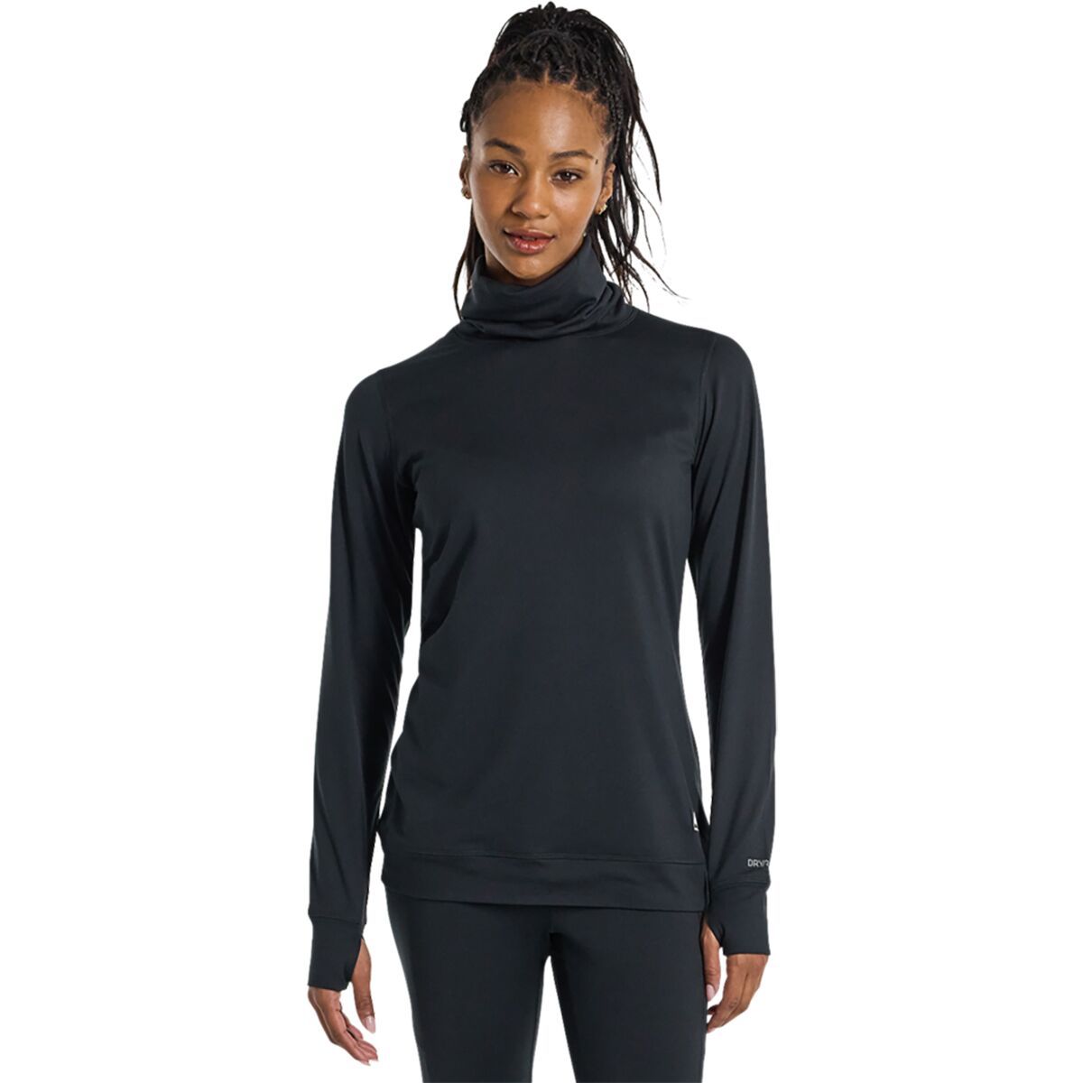 Image of Burton Midweight Long Neck Top - Women's True Black, XS