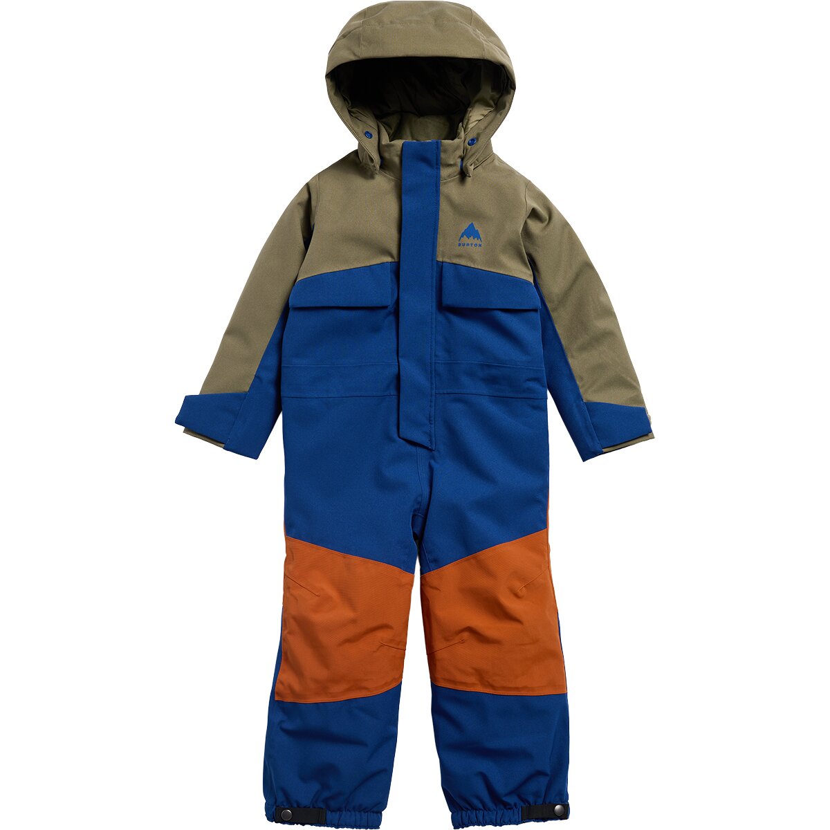 Image of Burton 2L One-Piece Snowsuit - Toddlers' Forest Moss/Twilight Blue, 2T