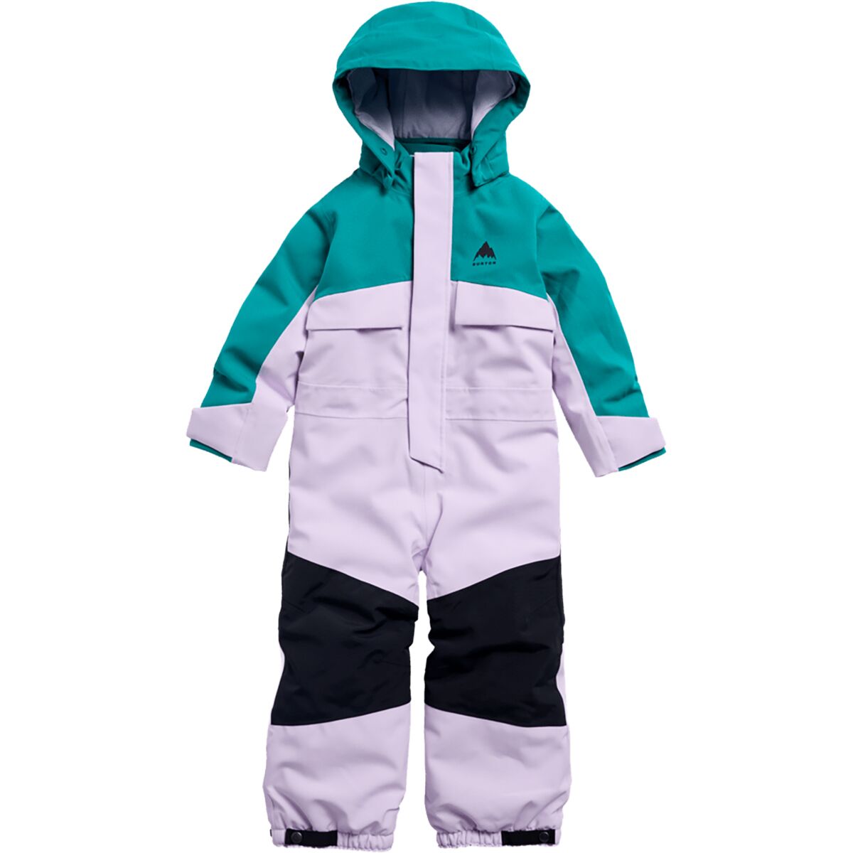Image of Burton 2L One-Piece Snowsuit - Toddlers' Pacific Teal/Moondust Purple, 2T