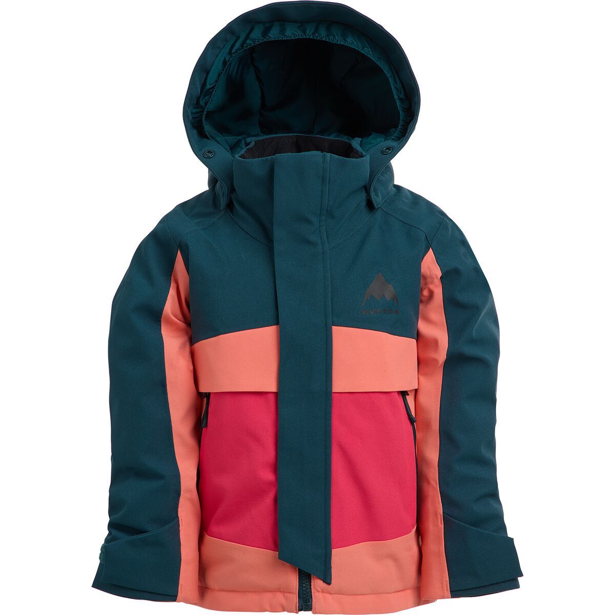 Image of Burton Ascutney 2L Jacket - Toddlers' Deep Emerald/Peach Echo/Azalea Pink, 4T