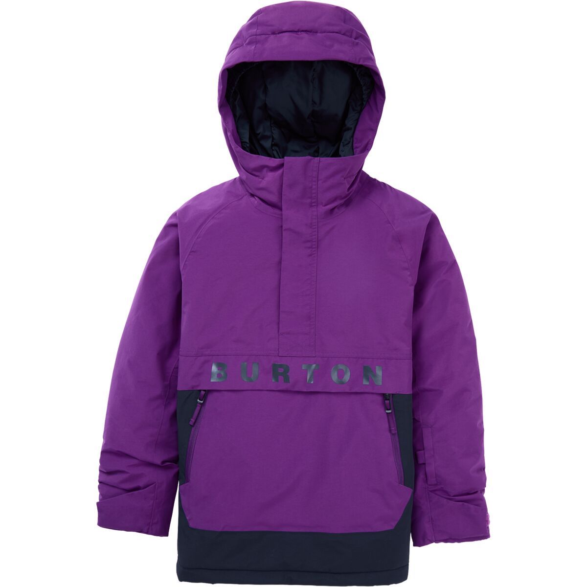 Image of Burton Frostner 2L Anorak Jacket - Kids' Imperial Purple/True Black, S