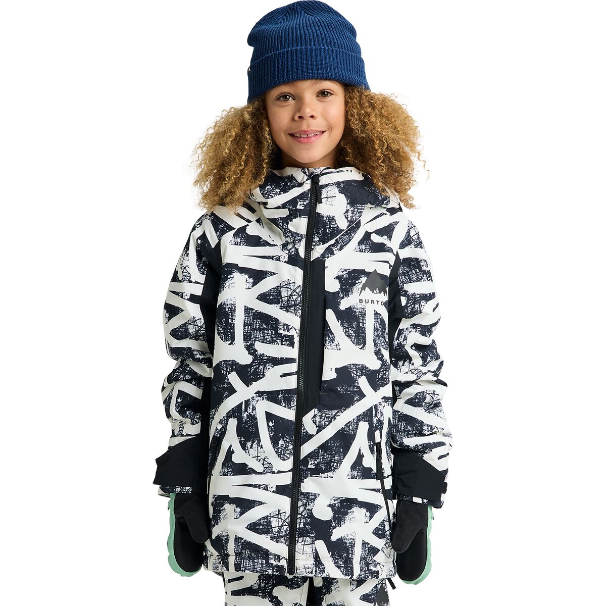 Image of Burton Hillslope 2L Jacket - Kids' City Streets/True Black, XS