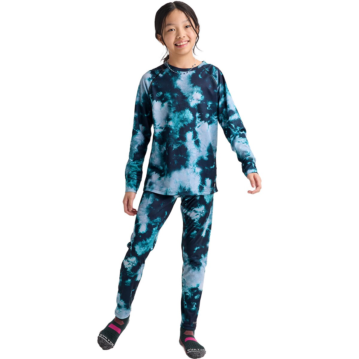 Image of Burton Lightweight Baselayer Set - Kids' Crumple Dye, S