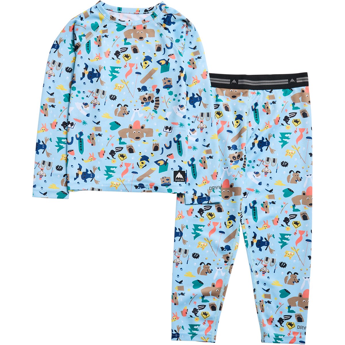 Image of Burton Lightweight Baselayer Set - Toddlers' Critters, 4T