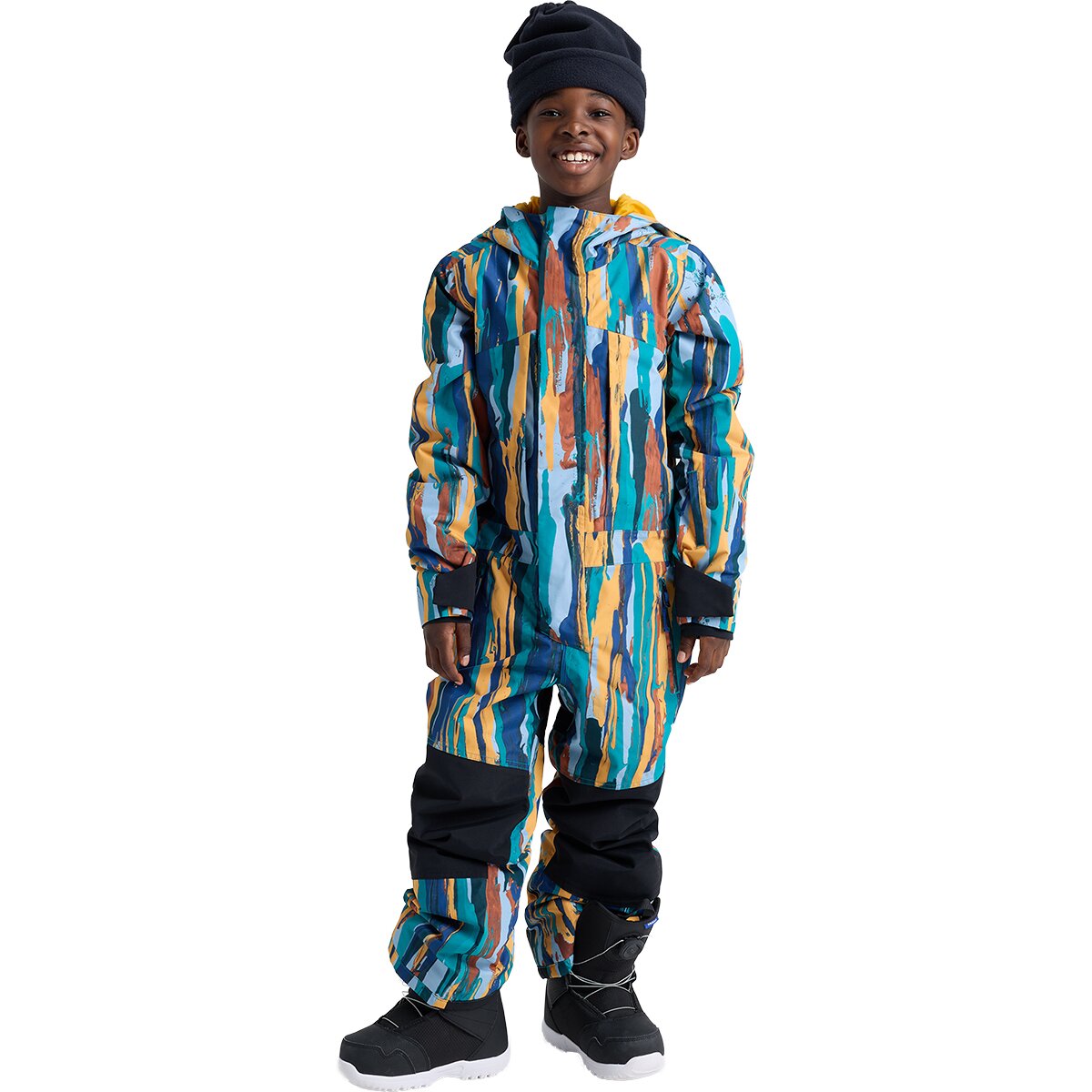 Image of Burton One-Piece Snow Suit - Kids' Paint Stripe, M