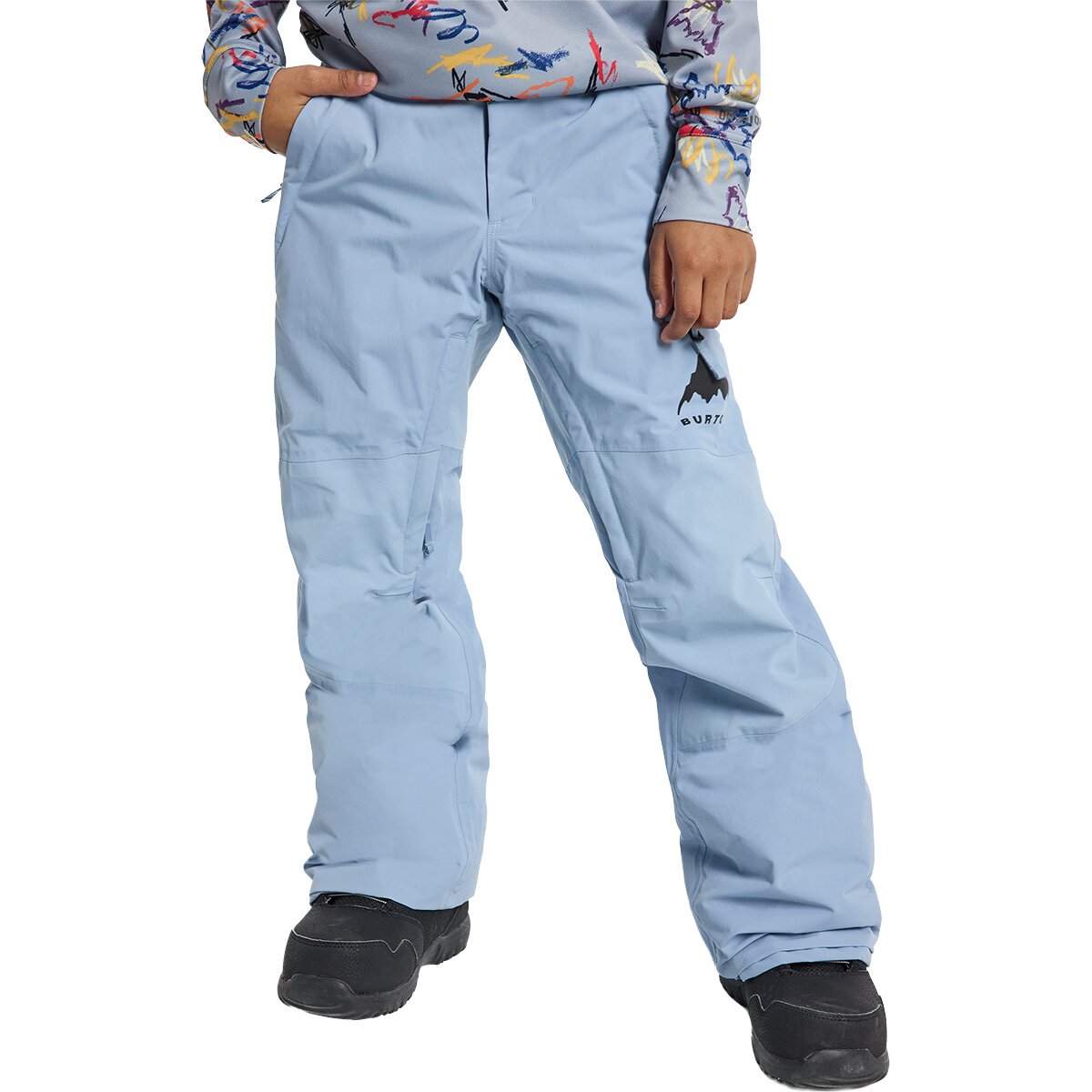 Image of Burton Skylar 2L Pant - Kids' Dusty Blue, XS