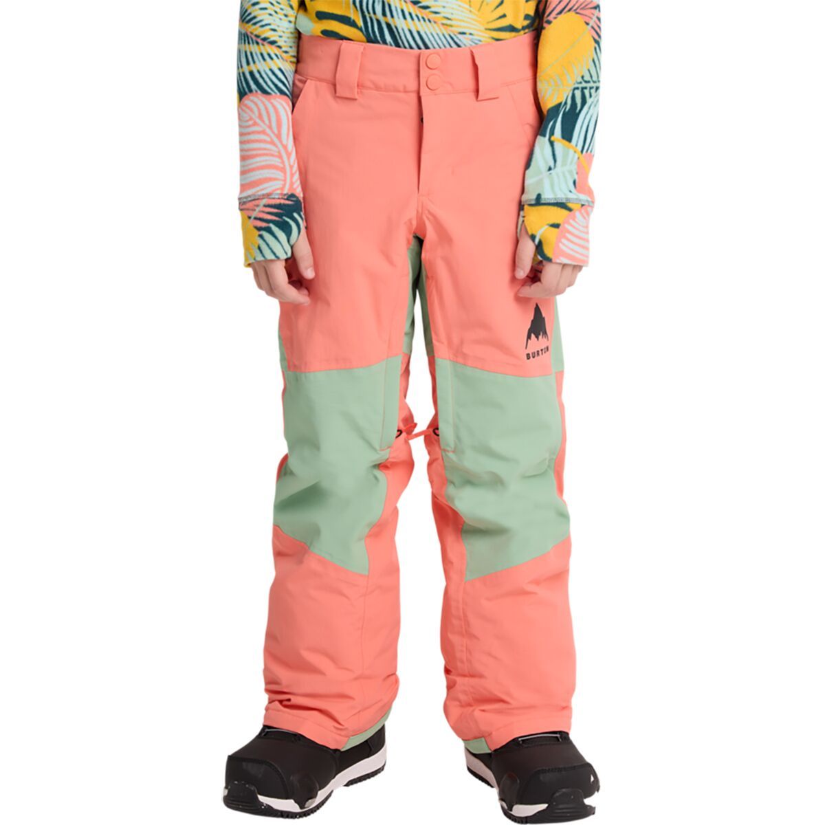 Image of Burton Skylar 2L Pant - Kids' Peach Echo, XL