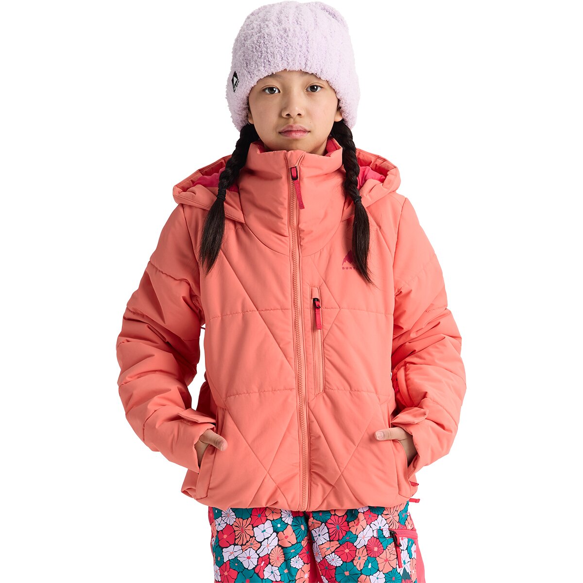 Image of Burton Spindal Jacket - Kids' Peach Echo, M