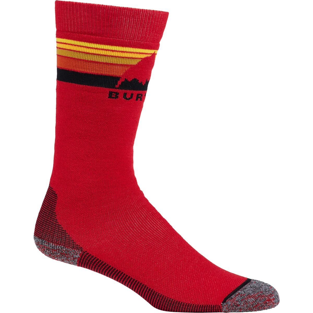 Image of Burton Emblem Midweight Sock - Kids' Flame Scarlet, M/L