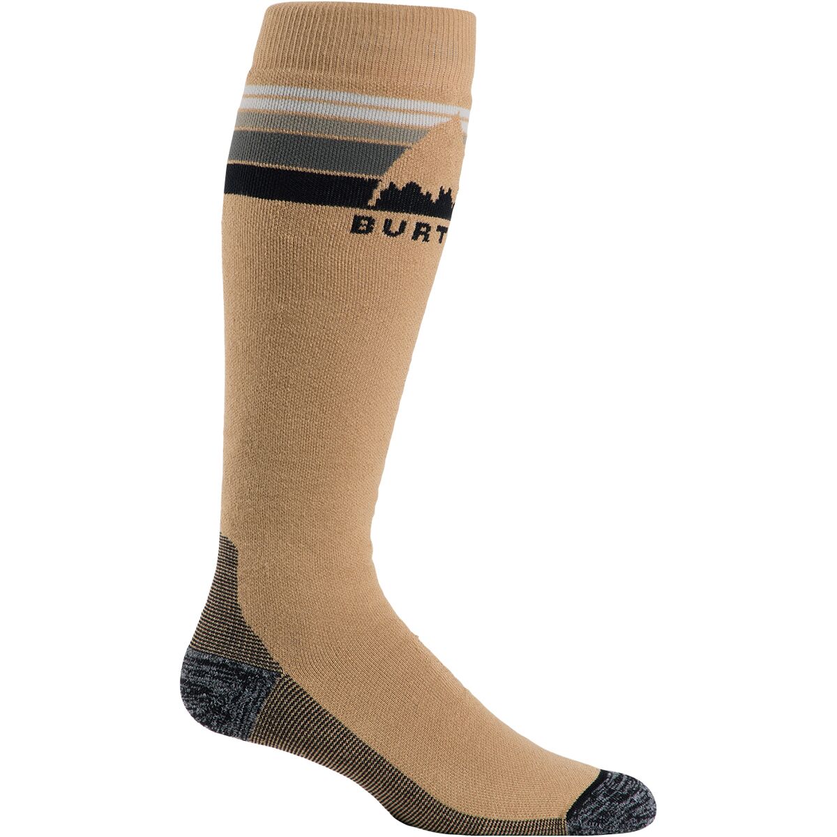Burton Burton Emblem Midweight Sock - Men's Summit Taupe, M