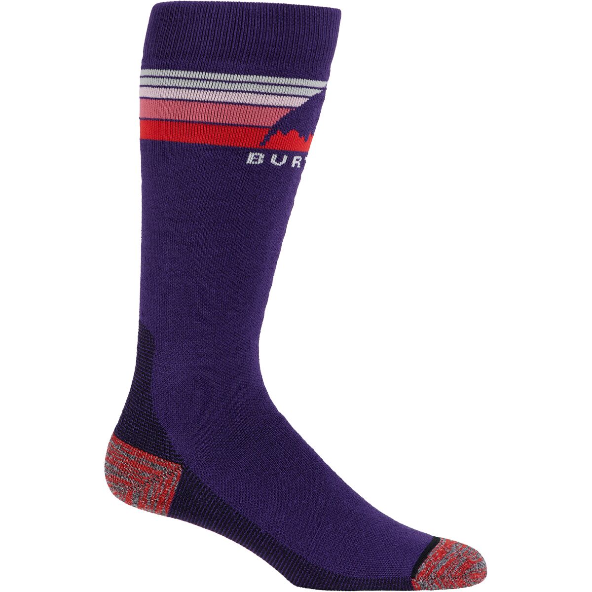 Burton Emblem Midweight Sock - Women's Prism Violet, M/L