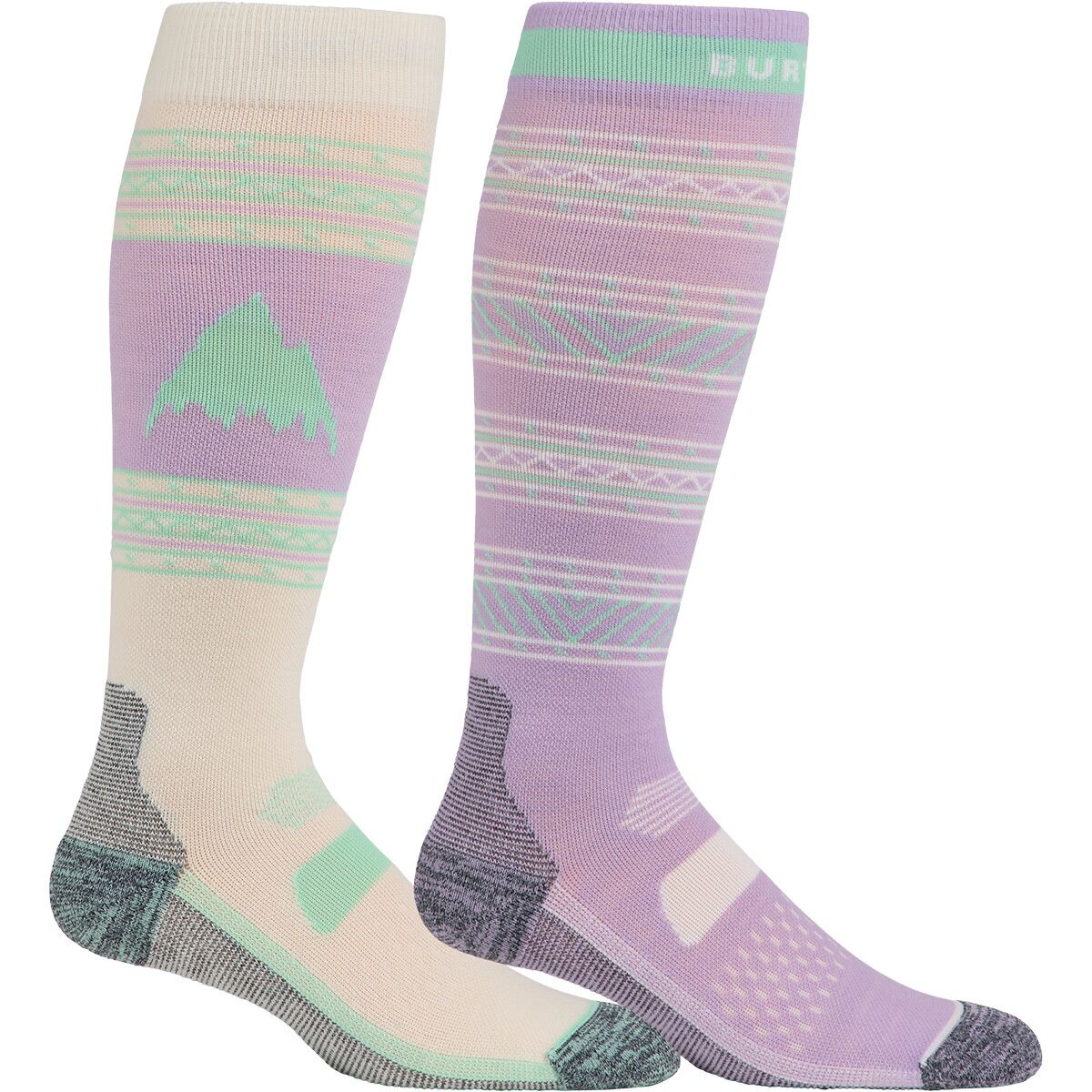 Burton Burton Performance Lightweight Sock - 2-Pack - Men's Washed Lavender, L