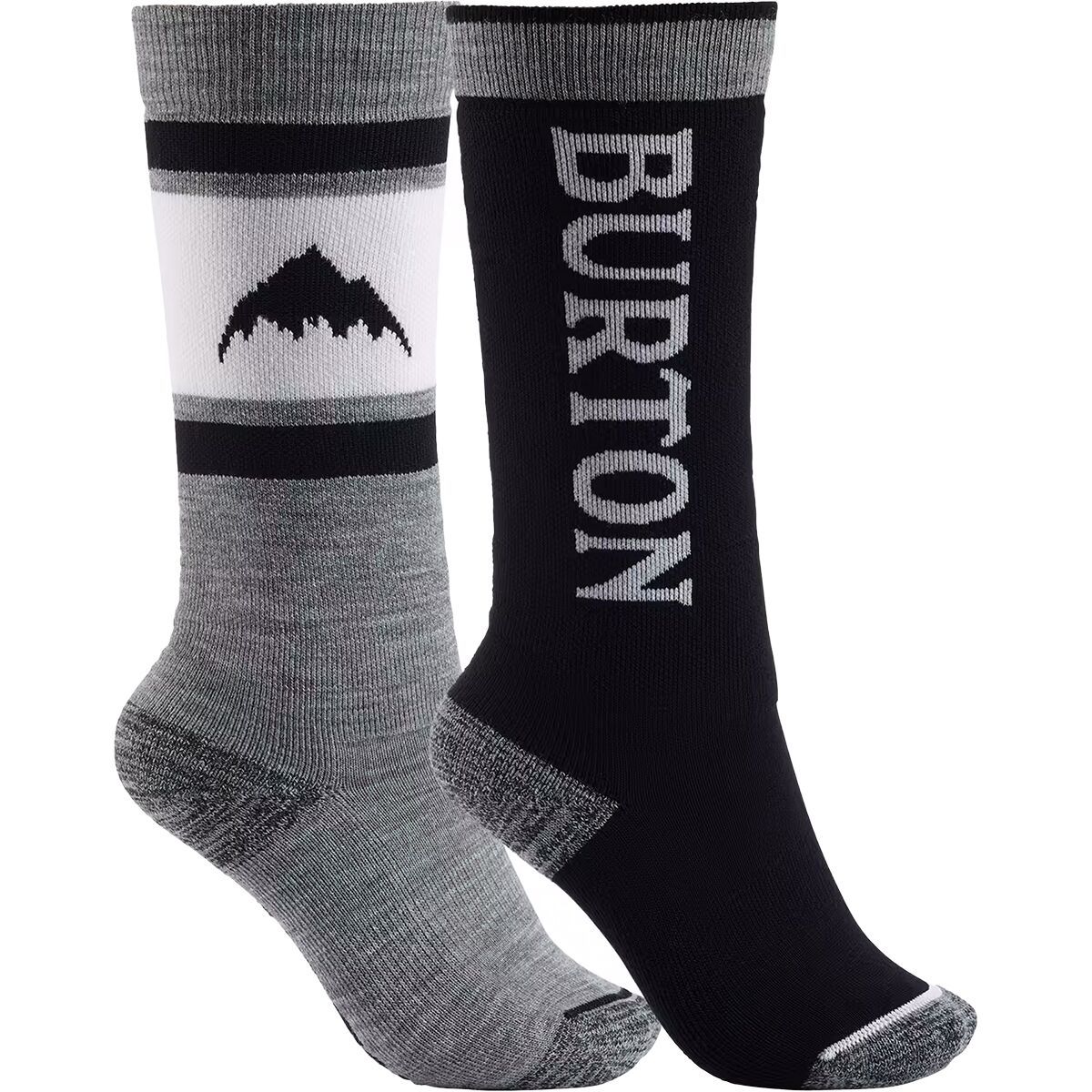 Burton Weekend Midweight Sock - 2-Pack - Kids' True Black, M/L