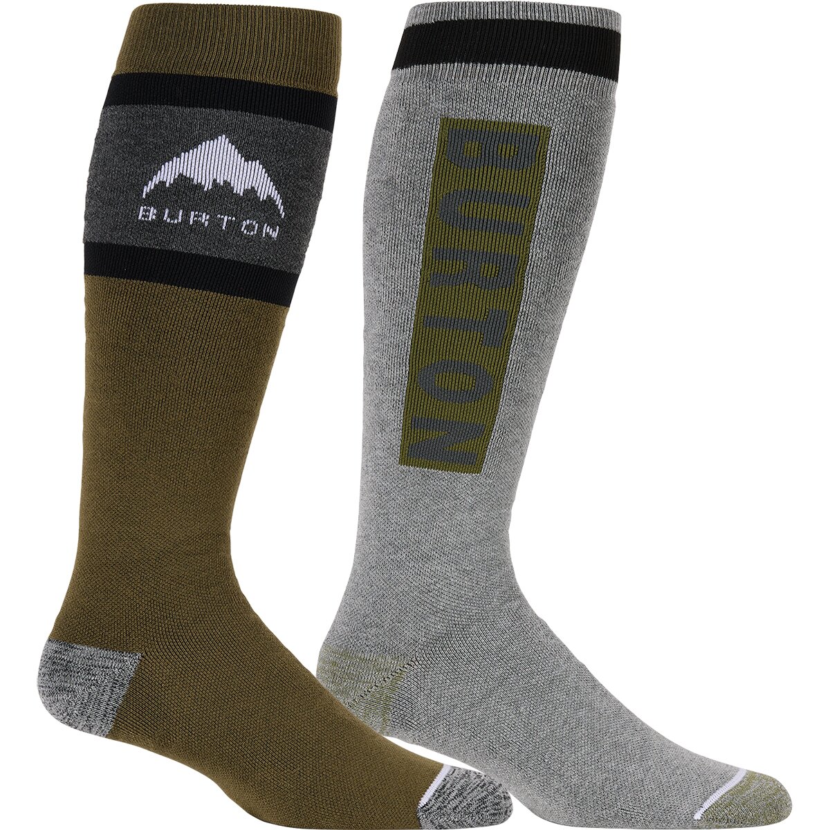 Image of Burton Weekend Midweight Sock - 2-Pack - Men's Dried Moss, S