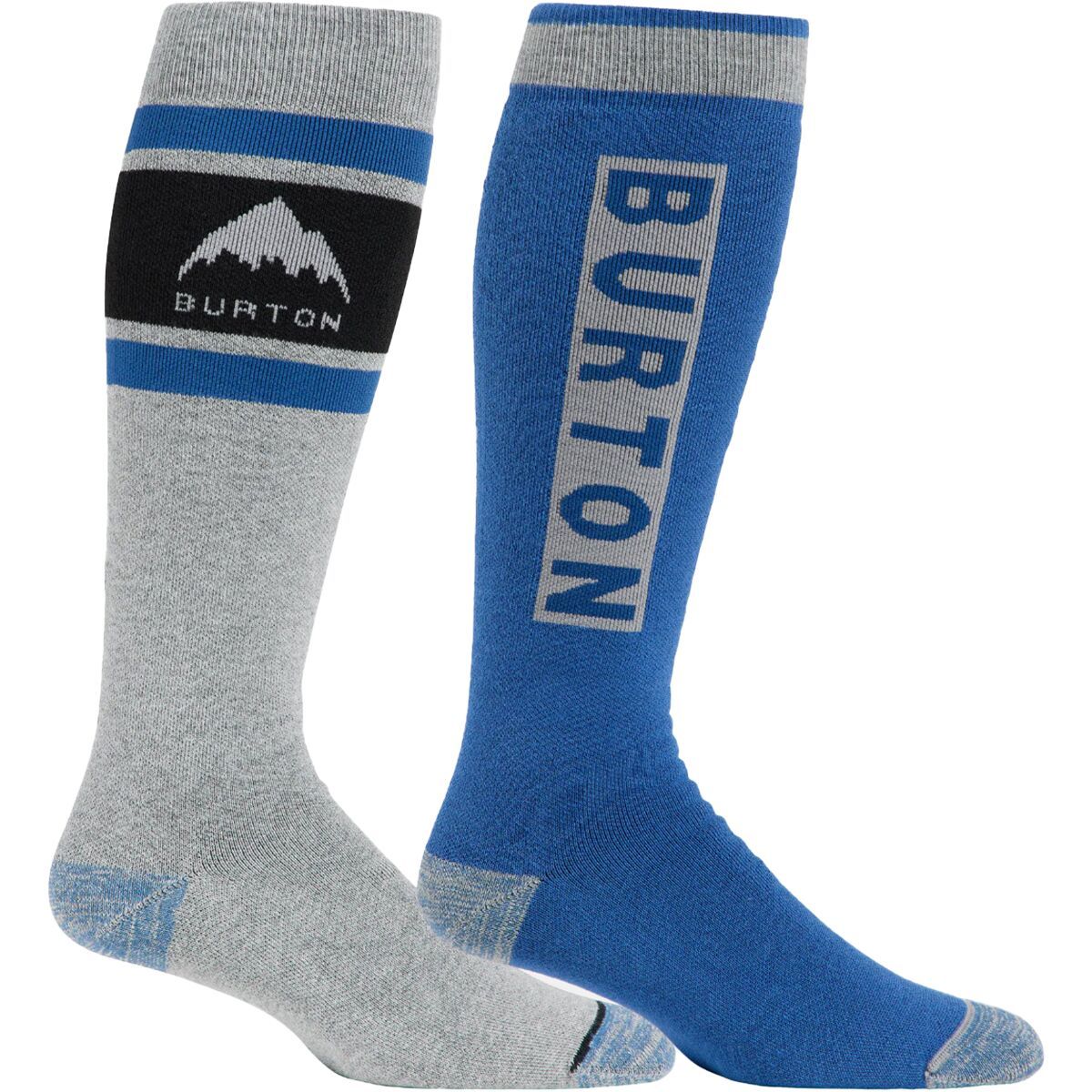 Image of Burton Weekend Midweight Sock - 2-Pack - Men's Gray Cloud, L